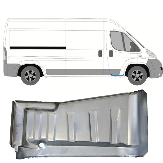 Degrau de entrada da porta para Fiat Ducato 2006-2014 / Direito 15052 Degrau de entrada da porta para Fiat Ducato 2006-2014 / Direito 15052