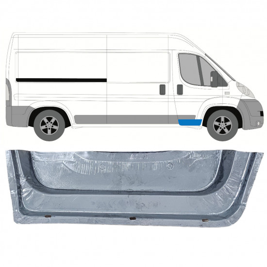 Painel de reparação interna das portas dianteiras para Fiat Ducato 2006- / Direito 12001