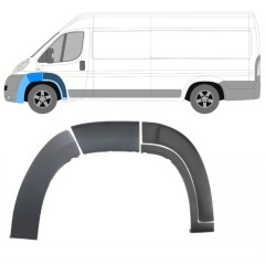 Conjunto de molduras do guarda-lamas dianteiro para Citroen Jumper 2006-2014 / Esquerdo / 14397