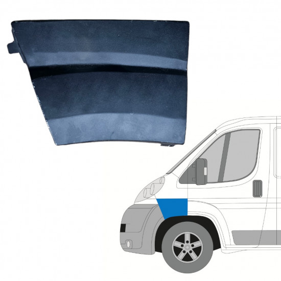 Painel de reparação do guarda-lamas dianteiro para Fiat Ducato 2006-2014 / Esquerdo 12885