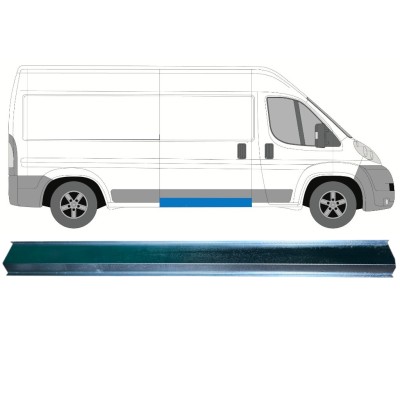 Painel de reparação interna do meio da soleira para Peugeot Boxer 2006-2026 / Esquerda = Direita (simétrico) 16138
