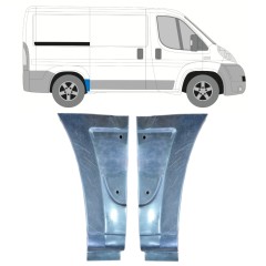 Painel de reparação do guarda-lamas traseiro para Fiat Ducato 2006-2025 / Esquerda+Direita / Conjunto 11474