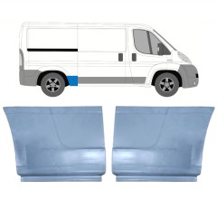 Painel de reparação do guarda-lamas traseiro para Peugeot Boxer 2006-2026 / Esquerda+Direita / Conjunto 14131