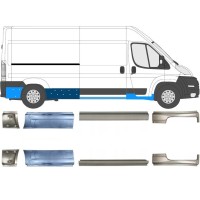 Painel de reparação da soleira para Fiat Ducato 2006-2026 / Esquerda+Direita / Conjunto 10887