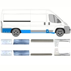 Painel de reparação da soleira para Peugeot Boxer 2006-2026 / Esquerda+Direita / Conjunto 14164
