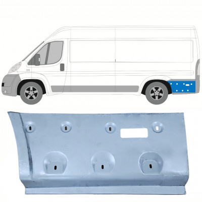 Painel de reparação do guarda-lamas traseiro para Fiat Ducato 2006-  / LWB / Esquerdo 11666