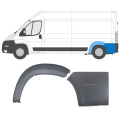 Conjunto de molduras do guarda-lamas traseiro para Peugeot Boxer 2006-2018 / Esquerdo / 14426
