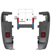 Canto do para-choque traseiro 270 graus para Fiat Ducato 2006-2018 / Esquerda+Direita / Conjunto 9835