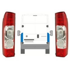Luz traseira para Fiat Ducato 2006-2014 / Esquerda+Direita / Conjunto 10026