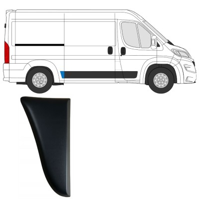 Moldura lateral do guarda-lamas traseiro para Opel Movano 2021- / Direito 15817