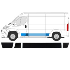 Conjunto de molduras para Opel Movano 2021- / Esquerdo / 15768