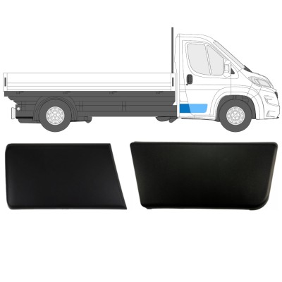 Conjunto de molduras laterais para cabine simples para Opel Movano 2021- / Direito 15810