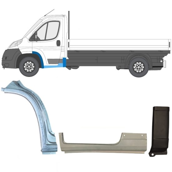 Kit de reparos para Fiat Ducato 2006-2026 / Esquerdo / 17000