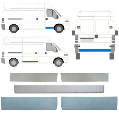 Painel de reparação das portas para Fiat Ducato Boxer Relay Jumper 1994-2006 / Conjunto 12627