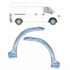 Painel de reparação do arco da roda dianteira para Citroen Jumper 1994-2006 / Esquerda+Direita / Conjunto 13269