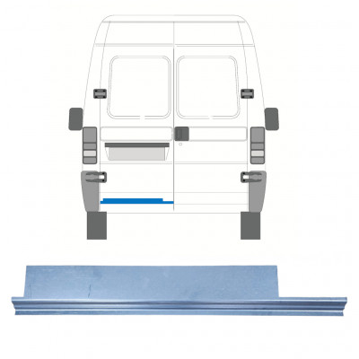 Painel de reparação interna das portas traseiras para Fiat Ducato Boxer Relay Jumper 1994-2006 / Esquerdo 7336