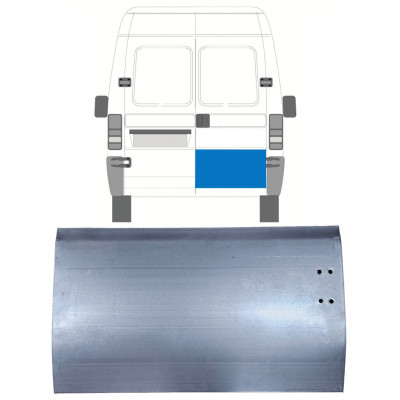 Painel de reparação externa das portas traseiras para Fiat Ducato Boxer Relay Jumper 1994-2006 / Direito 7341