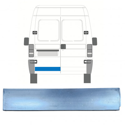 Painel de reparação baixa das portas traseiras para Fiat Ducato Boxer Relay Jumper 1994-2006 / Esquerdo 7338