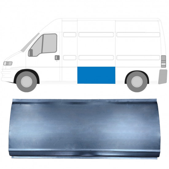 Painel de reparação lateral externa para Fiat Ducato Boxer Relay 1994-2006 / Esquerda = Direita (simétrico) 11767