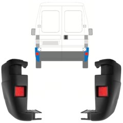 Canto do para-choque traseiro para Peugeot Boxer 2002-2006 / Esquerda+Direita / Conjunto 13221