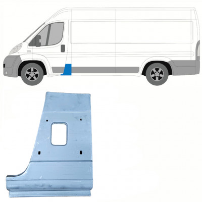 Painel de reparação do pilar para Fiat Ducato 2006- / Esquerdo 8704