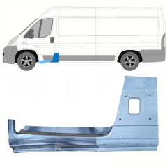 Painel de reparação do pilar com Painel de reparação da soleira para Peugeot Boxer 2006-2025 / Esquerdo / Conjunto 13953
