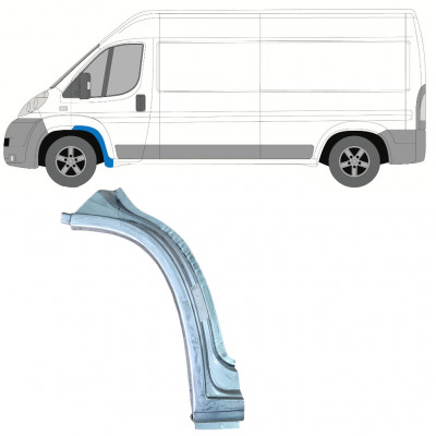 Painel de reparação do arco da roda dianteira para Fiat Ducato 2006- / Esquerdo 11469