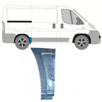 Painel de reparação do guarda-lamas traseiro para Fiat Ducato 2006- / SWB / Direito 11472