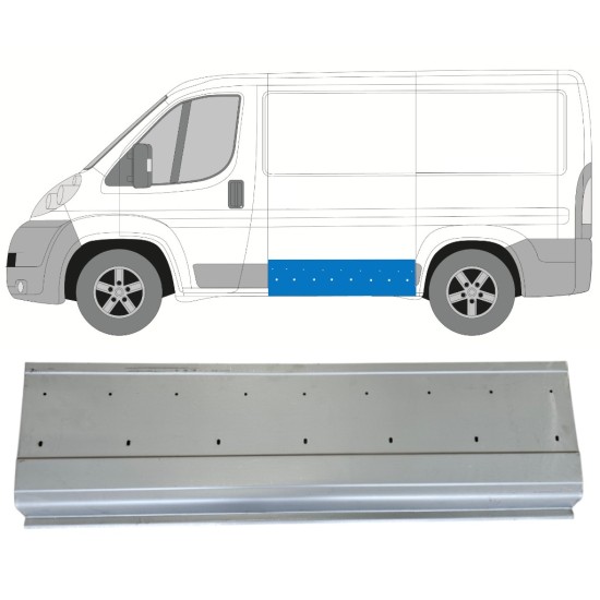 Painel de reparação lateral para Fiat Ducato 2006-2014 / Esquerdo 14736