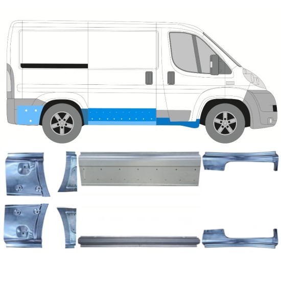 Kit de reparos para Fiat Ducato 2006-2025 / Esquerda+Direita / 14814