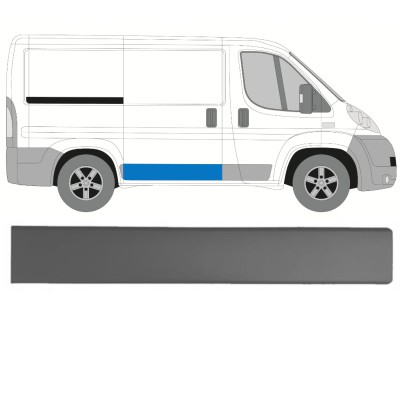 Moldura da porta deslizante para Fiat Ducato 2006-2014 / Direito 14923