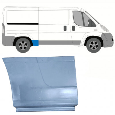 Painel de reparação do guarda-lamas traseiro para Fiat Ducato 2006- / MWB / Direito 8859