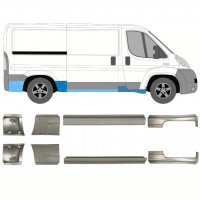 Painel de reparação da soleira para Fiat Ducato 2006- / Esquerda+Direita / Conjunto 10885