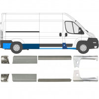 Painel de reparação da soleira para Fiat Ducato 2006- / Esquerda+Direita / Conjunto 10888