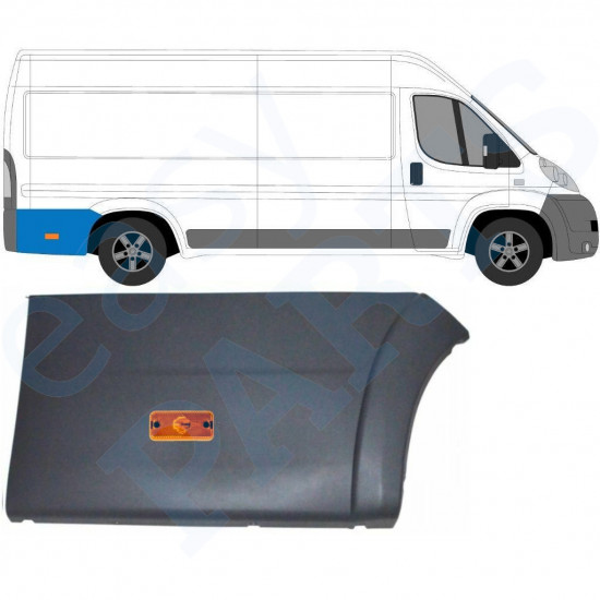 Moldura lateral traseira com Luz para Fiat Ducato 2006- / LWB / Direito /  10682