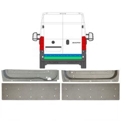 Painel de reparação das portas traseiras para Citroen Jumper 2006-2025 / Conjunto 14262