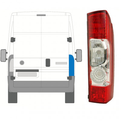 Luz traseira para Fiat Ducato 2006-2014 / Direito 8239