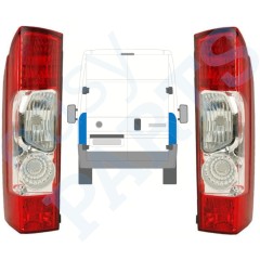 Luz traseira para Peugeot Boxer 2006-2014 / Esquerda+Direita / Conjunto 13232