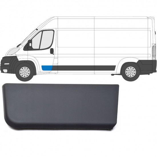 Moldura da porta dianteira para Fiat Ducato 2006- / Esquerdo 6530