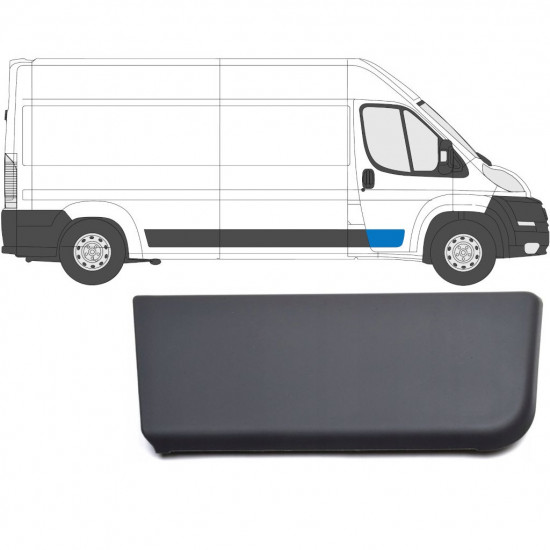 Moldura da porta dianteira para Fiat Ducato 2006- / Direito 6529