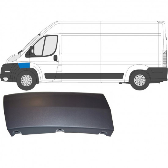 Moldura lateral do guarda-lamas dianteiro para Fiat Ducato 2006- / Esquerdo 6541