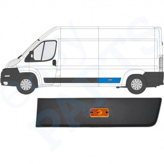 Moldura lateral traseira com Luz para Fiat Ducato 2006- / Esquerdo /  10679