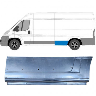 Painel de reparação do guarda-lamas traseiro para Fiat Ducato 2006- / Esquerdo 6528