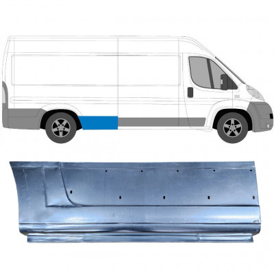 Painel de reparação do guarda-lamas traseiro para Fiat Ducato 2006- / Direito 6527