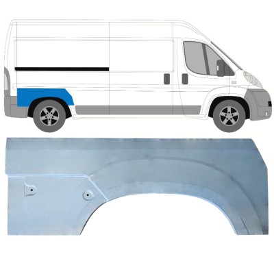 Painel de reparação do guarda-lamas traseiro para Fiat Ducato 2006-2026 / Direito 16955