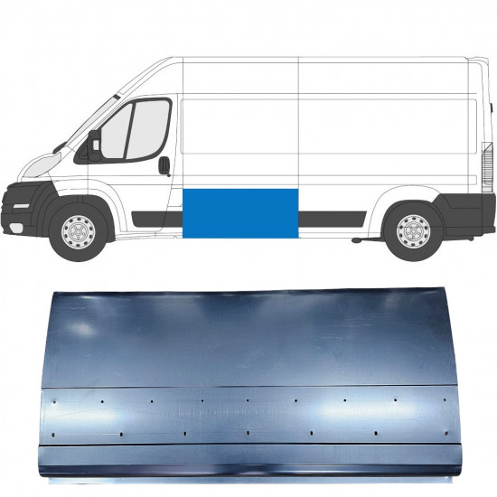 Painel de reparação lateral alta para Fiat Ducato 2006- / Esquerda = Direita (simétrico) 6526