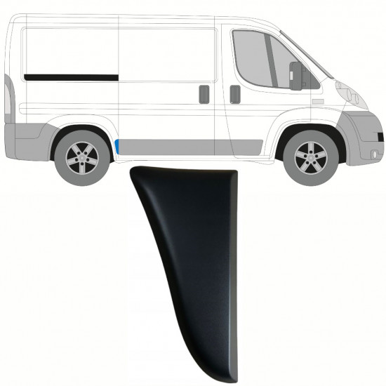 Moldura lateral para Fiat Ducato 2006- / SWB / Direito 8512