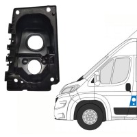 Alojamento da tampa de combustível para Fiat Ducato 2014-2018 / Esquerdo 15135