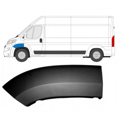 Moldura lateral do guarda-lamas dianteiro para Fiat Ducato 2018- / Esquerdo 7785