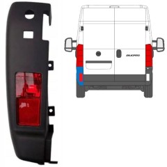 Canto do para-choque traseiro com Luz para Peugeot Boxer 2018- / Esquerdo / Conjunto 13243